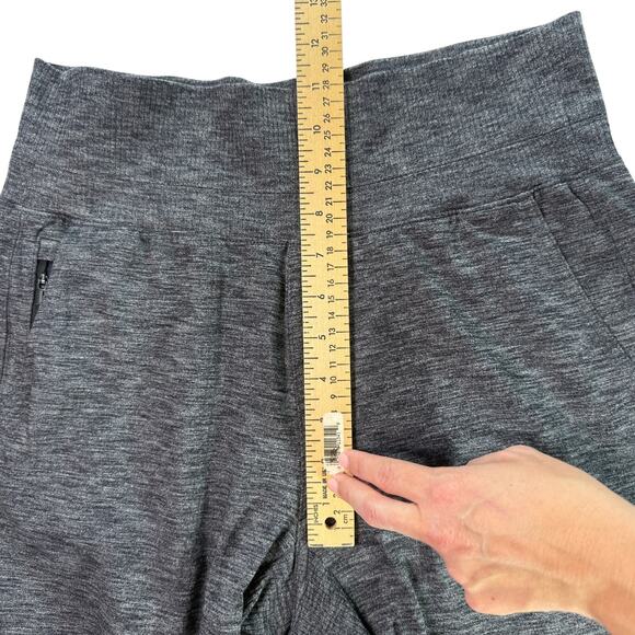 Athleta Venice Joggers Women’s Gray Ribbed Waist Tapered Cuff Lounge Pants Small - Picture 6 of 13